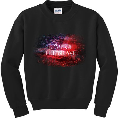 Home Of The Brave Kids Sweatshirt