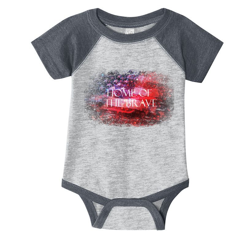 Home Of The Brave Infant Baby Jersey Bodysuit