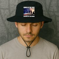 Home Of The Free Because Of The Brave Bucket Hat