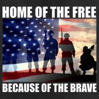 Home Of The Free Because Of The Brave Golf Towel