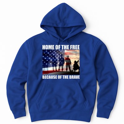 Home Of The Free Because Of The Brave Hoodie