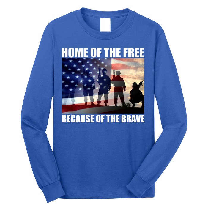 Home Of The Free Because Of The Brave Long Sleeve Shirt