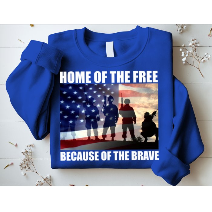 Home Of The Free Because Of The Brave Sweatshirt