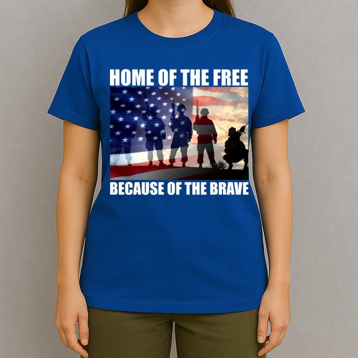 Home Of The Free Because Of The Brave T-Shirt