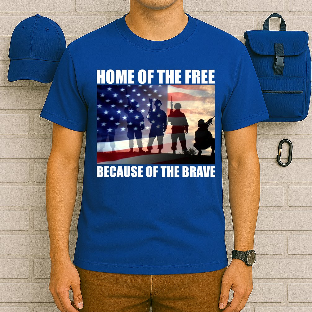 Home Of The Free Because Of The Brave T-Shirt