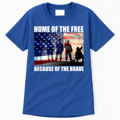 Home Of The Free Because Of The Brave Tall T-Shirt