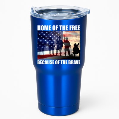 Home Of The Free Because Of The Brave Tumbler