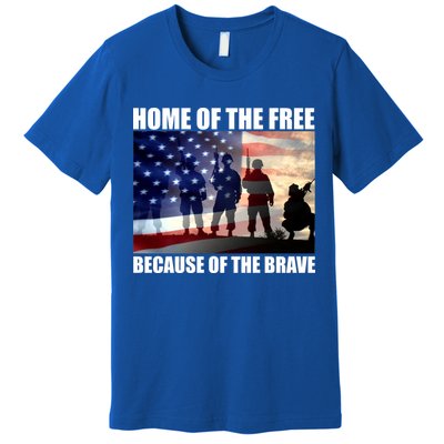 Home Of The Free Because Of The Brave Premium T-Shirt