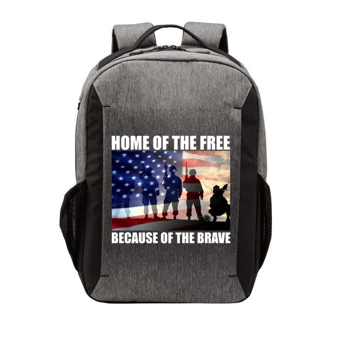 Home Of The Free Because Of The Brave Vector Backpack