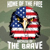 Home Of The Free Because Of The Brave Bald Eagle Legacy Tie Dye Trucker Hat