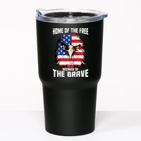 Home Of The Free Because Of The Brave Bald Eagle Tumbler