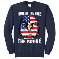 Home Of The Free Because Of The Brave Bald Eagle Sweatshirt