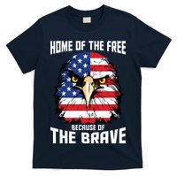 Home Of The Free Because Of The Brave Bald Eagle T-Shirt