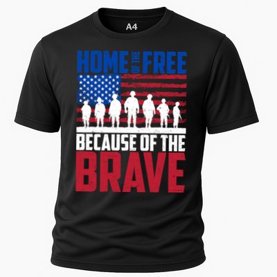 Home Of The Free Because Of The Brave Memorial Day Performance Shirt