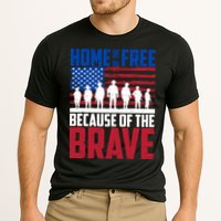 Home Of The Free Because Of The Brave Memorial Day Cooling Performance Crew T-Shirt