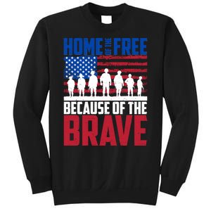 Home Of The Free Because Of The Brave Memorial Day Sweatshirt