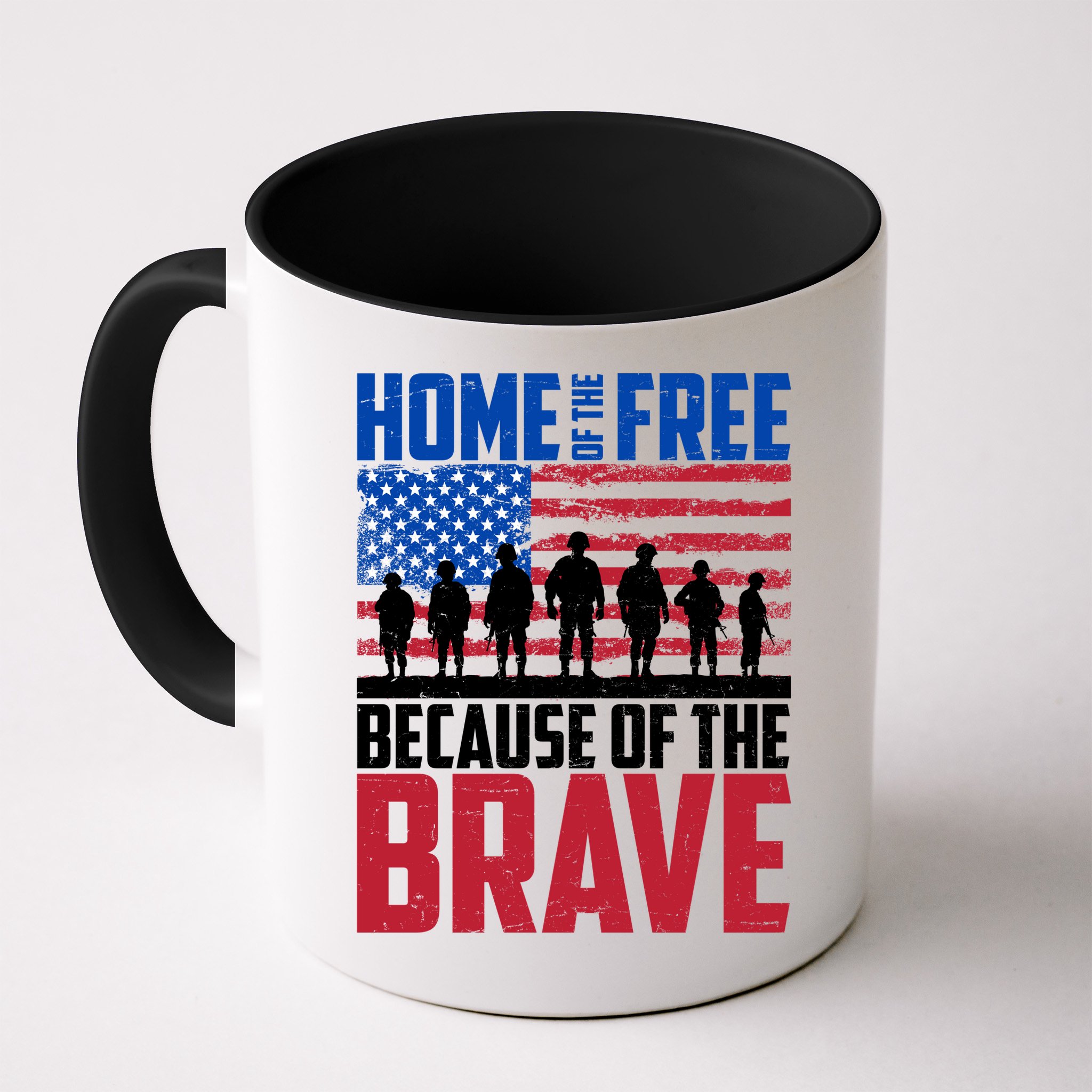 Home Of The Free Because Of The Brave Memorial Day Mug