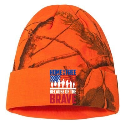 Home Of The Free Because Of The Brave Memorial Day Kati Licensed 12" Camo Beanie