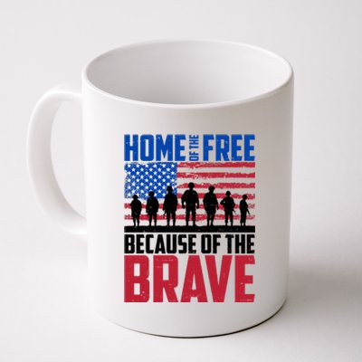 Home Of The Free Because Of The Brave Memorial Day Coffee Mug