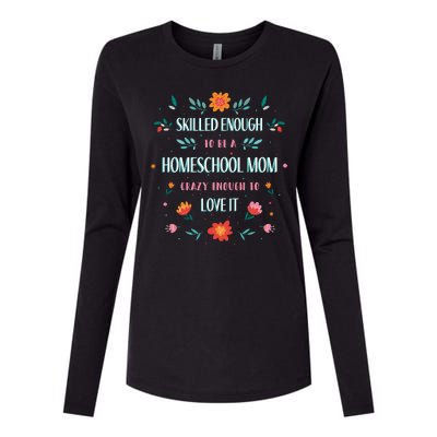 Home School Mom Womens Cotton Relaxed Long Sleeve T-Shirt