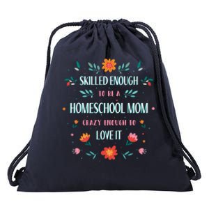 Home School Mom Drawstring Bag