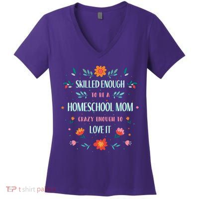 Home School Mom Women's V-Neck T-Shirt