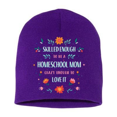 Home School Mom Short Acrylic Beanie