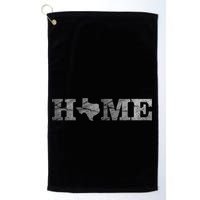 Home Texas State Map Stone Logo Golf Towel