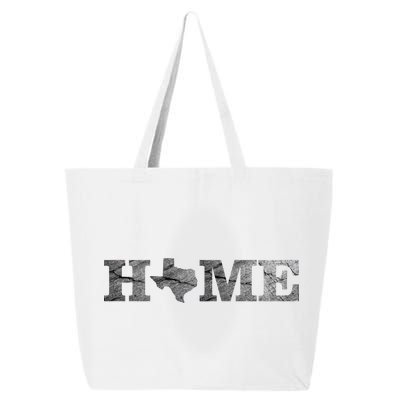 Home Texas State Map Stone Logo 25L Jumbo Tote