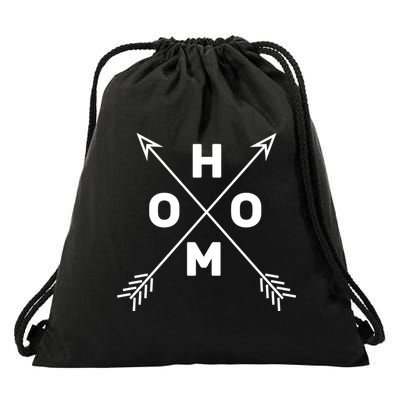 HOMO Cross Arrows Drawstring Bag