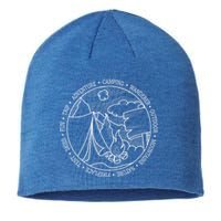 Hiking Outdoor Nature Adventure Mountains Gift Sustainable Beanie