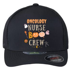 Halloween Oncology Nurse Boo Crew Cute Gift Flexfit Unipanel Trucker Cap