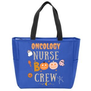 Halloween Oncology Nurse Boo Crew Cute Gift Zip Tote Bag