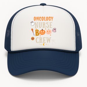 Halloween Oncology Nurse Boo Crew Cute Gift Trucker Hat