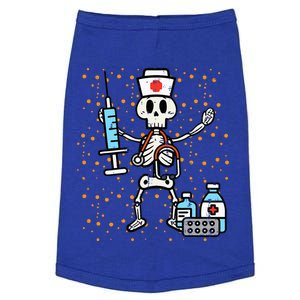 Halloween Orthopedic Nurse Skeleton Scrub Top Costume Doggie Tank