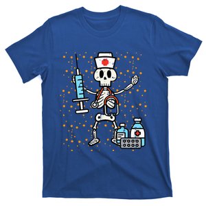 Halloween Orthopedic Nurse Skeleton Costume T-Shirt