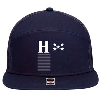 Honduras Soccer Jersey 7 Panel Mesh Trucker Snapback Hat