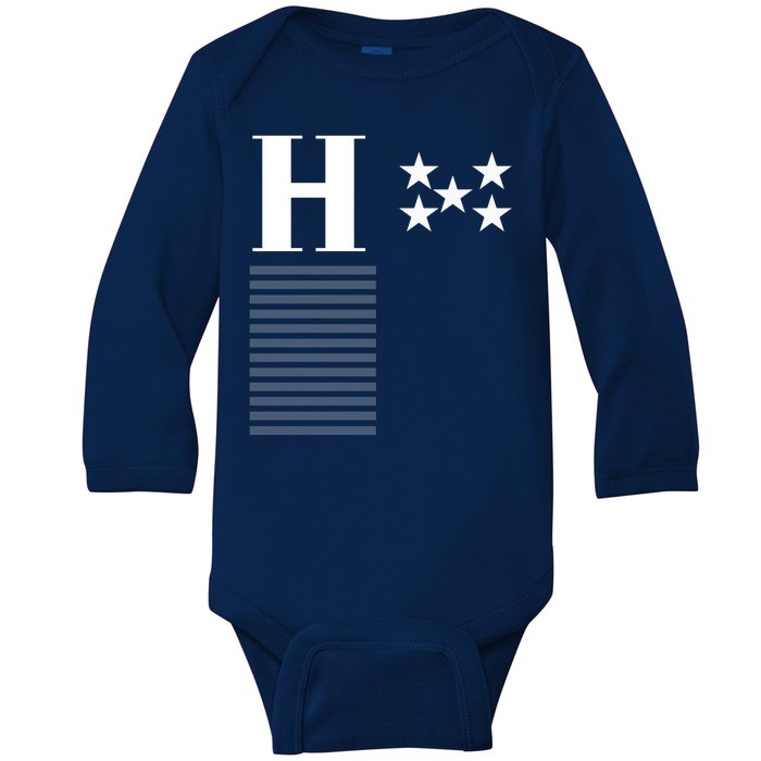 Honduras Soccer Jersey Baby Long Sleeve Bodysuit