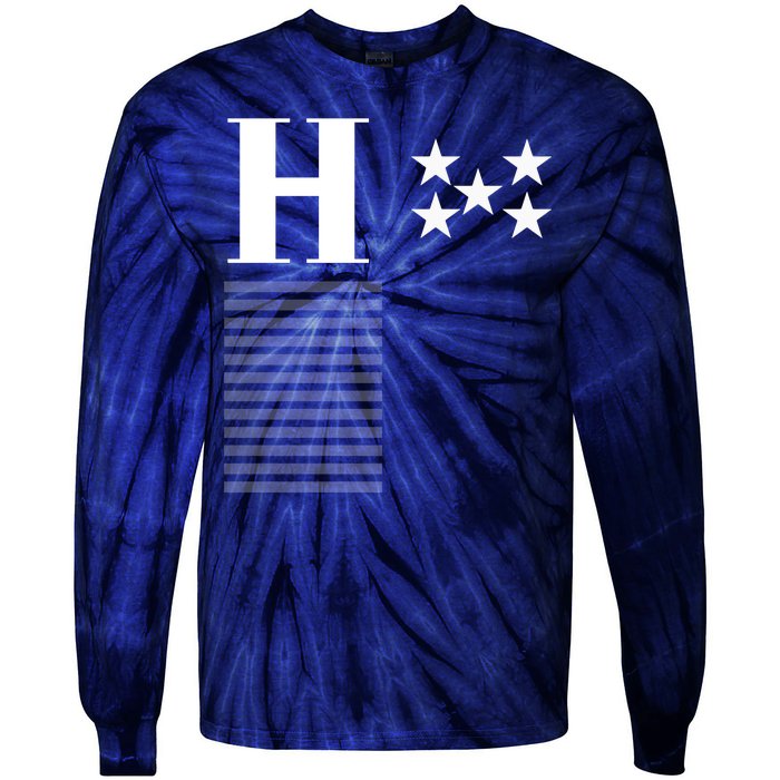 Honduras Soccer Jersey Tie-Dye Long Sleeve Shirt