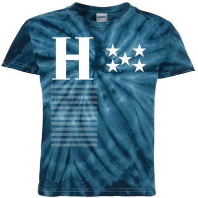 Honduras Soccer Jersey Kids Tie-Dye T-Shirt