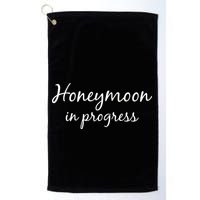 Honeymoon In Progress Golf Towel