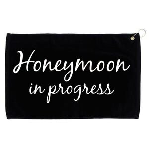 Honeymoon In Progress Grommeted Golf Towel