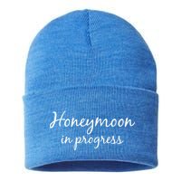 Honeymoon In Progress Sustainable Knit Beanie