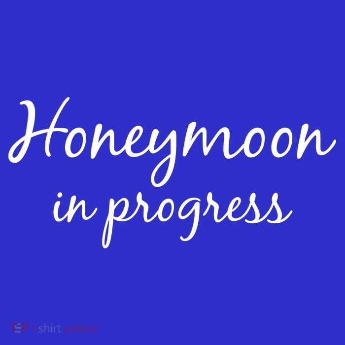 Honeymoon In Progress Baby Bodysuit