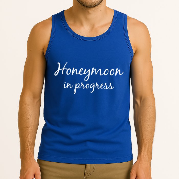 Honeymoon In Progress Tank Top