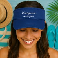 Honeymoon In Progress Visor