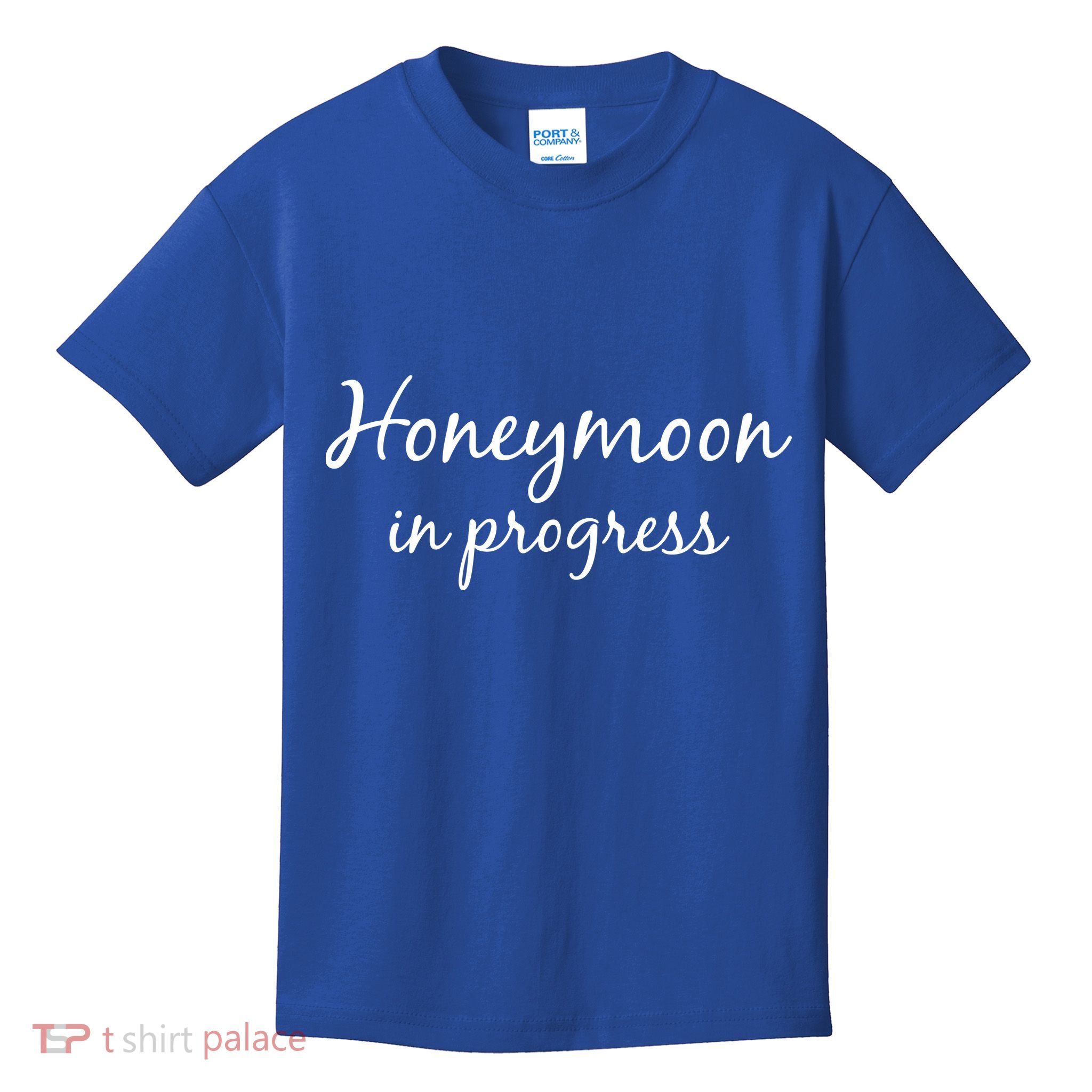 Honeymoon In Progress Kids T-Shirt