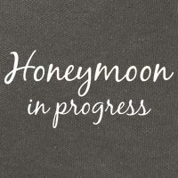 Honeymoon In Progress Cotton Canvas Backpack