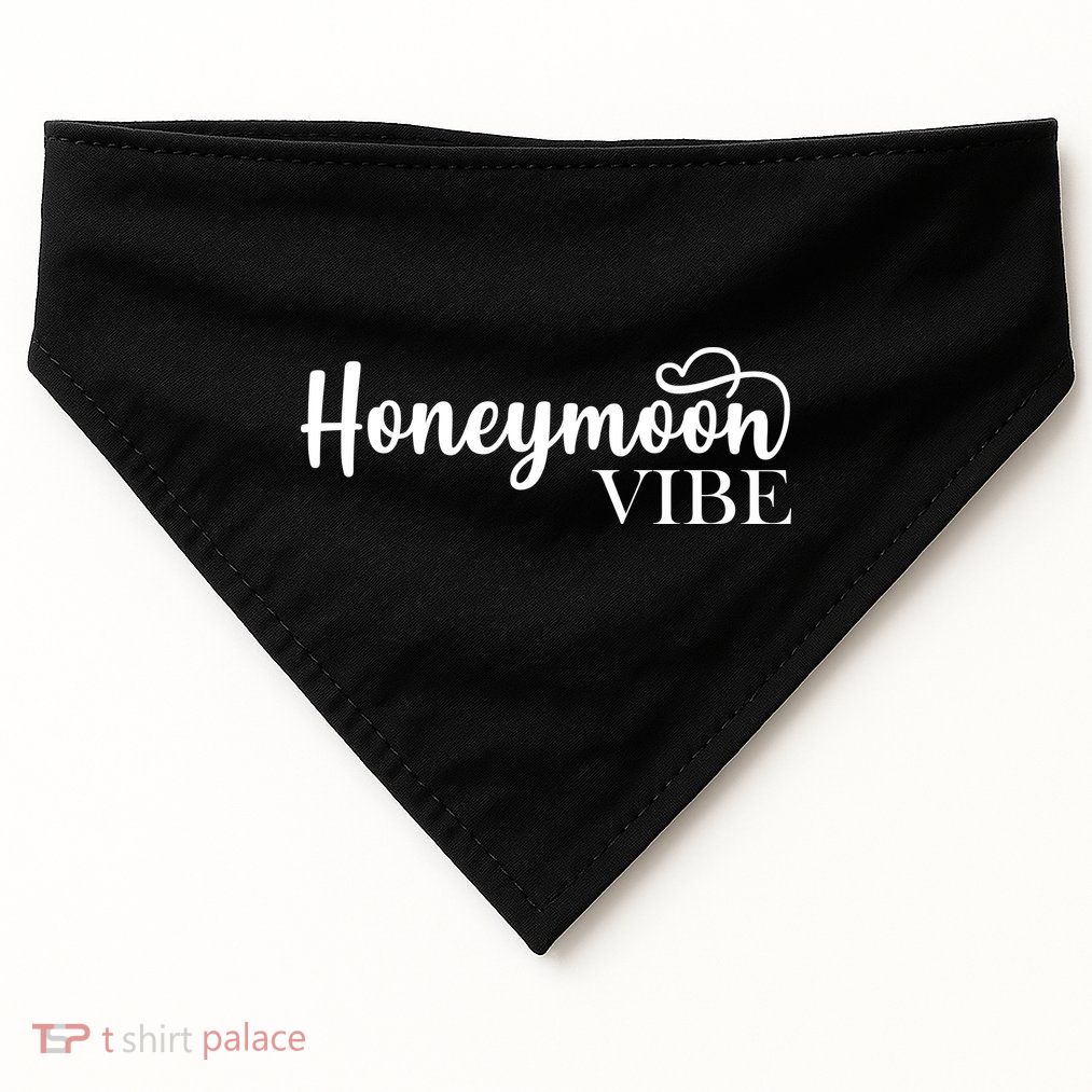 Honeymoon Vibe USA-Made Doggie Bandana