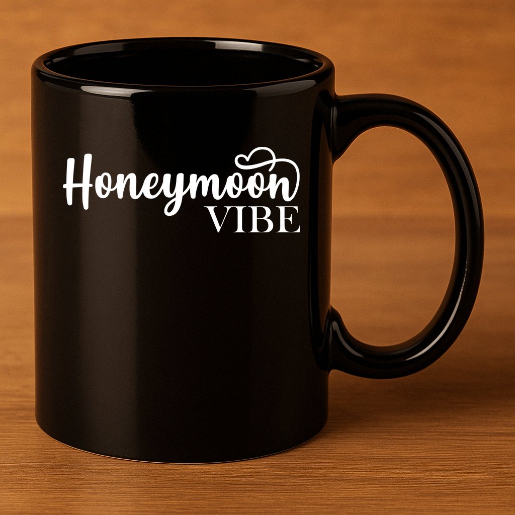 Honeymoon Vibe 11oz C Handle Ceramic Mug